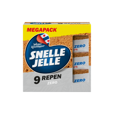 Snelle Jelle Ontbijtkoek Kruidkoek Zero Mega 9 Repen